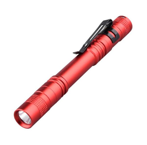 Mini penna portatile a LED con clip Torcia tascabile ultra luminosa ad alta luminosità per campeggio di emergenza all'aperto