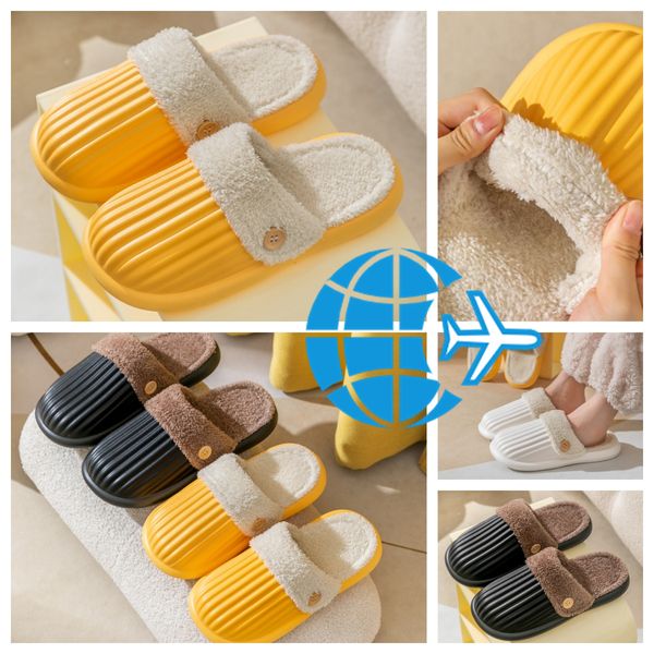 Designer Slides Mulheres Sandálias Piscina Travesseiro Salto Chinelos Casuais para Primavera Outono Flat Comfort Mules Acolchoado Front Strap Sapato GAI Algodão Mop Vendas quentes