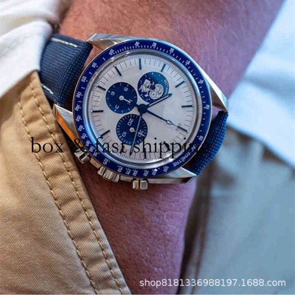 Chronograph Superclone Watch Watchs Wristwatch Fashion Luxury Designer Super Memorial Men's Mechanical Montredelu 143