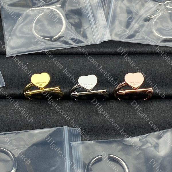 Fashoion Love Ring Designer Donna Anello in oro Anelli di fidanzamento di alta qualità per le donne Gioielli regolabili personalizzati 3 colori