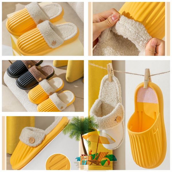 2024 Designer Slides Sandali da donna Sandali con tacco Piscina Pantofole casual per la primavera autunno Piatto Comfort Muli Imbottito con cinturino anteriore Scarpa GAI giallo Mop in cotone Vendite calde