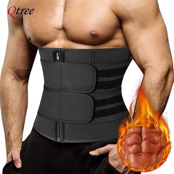 Cintura dimagrante Uomo allenamento in vita corsetto stretto sauna sudore addominale rifinitura esercizio cintura compressa forma del corpo ragazza fitness perdita di peso 240321