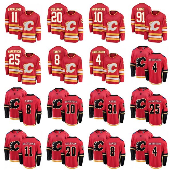 Alev Erkek Kadın Gençlik Chris Tanev Mikael Backlund Nazem Kadri Jonathan Huberdeau Jacob Markstrom Blake Coleman Nazem Kadri Ev Hokey Forması