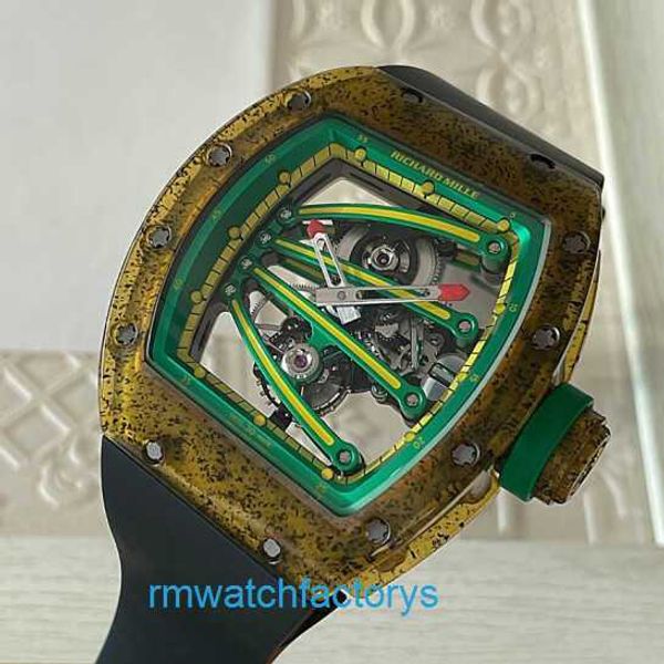 Orologio da polso di design RM Collezione Rm59-01 Monkey Peach Tourbillon Edizione limitata RM5901 Cronografo sportivo per il tempo libero