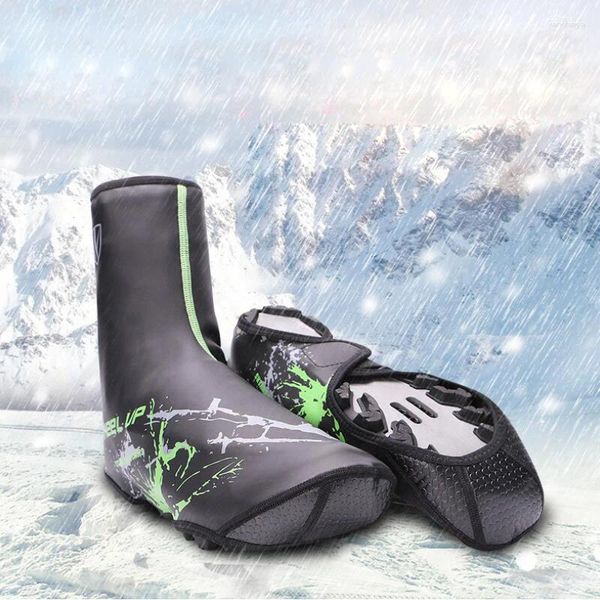 Sapatos de ciclismo overshoes inverno mtb mountain road bicicleta sapato cobre ultraleve à prova dwindproof água vento quente capa reflexiva