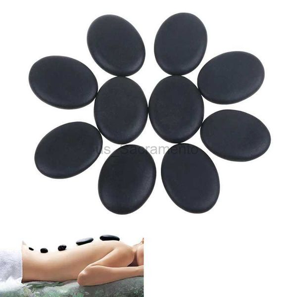 Massaggiatore viso 2 pezzi/6 pezzi/8 pezzi/10 pezzi Beauty Stone Massage Spa Rock Basalt Magma Pietra naturale Vendita calda 240321