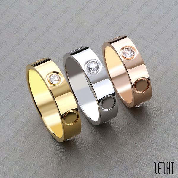 Luxus Ring Armband Liebe Diamant Eheringe Eheringe für Frauen Schraubring Gold Eheringe Herren Designerschmuck Herrenschmuck Juwelen Juwel