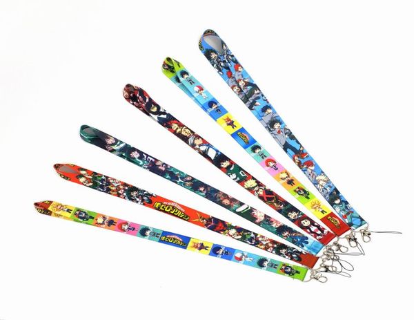 Intero 20 pezzi Cartoon Anime My Hero Academia Cinghie cordino Portachiavi Carta d'identità corda per appendere Sling Neck strap Ciondolo ragazzo ragazza Gifts7485568