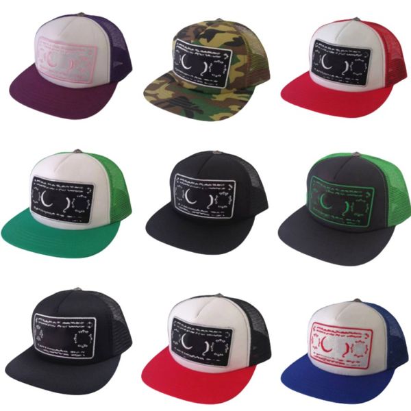 Designer Hearts Hat per uomini da baseball maschi Caps cromata lettera croce fiore da panoramica da donna da donna hip hop viaggio visor blu nera gorras