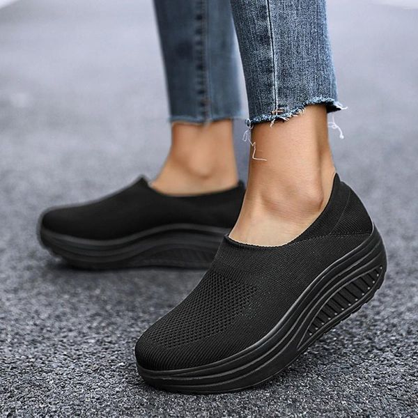 Повседневная обувь, летние удобные легкие спортивные женские кроссовки на платформе, женские вулканизированные Zapatillas De Mujer