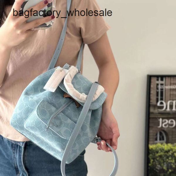 Borsa a tracolla esplosiva di lusso di alta qualità da banco Nuovi zaini Riya Mini zaino Fragrante Bray Jacquard Canvas Combinazione in pelle per borsa da donna