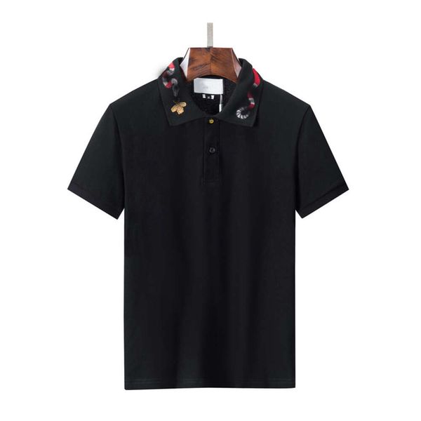 Дизайнерские итальянские мужские рубашки поло для мужчин High Street с буквенным принтом, брендовая верхняя хлопковая одежда, футболки высокого качества, оптовая продажа, скидка