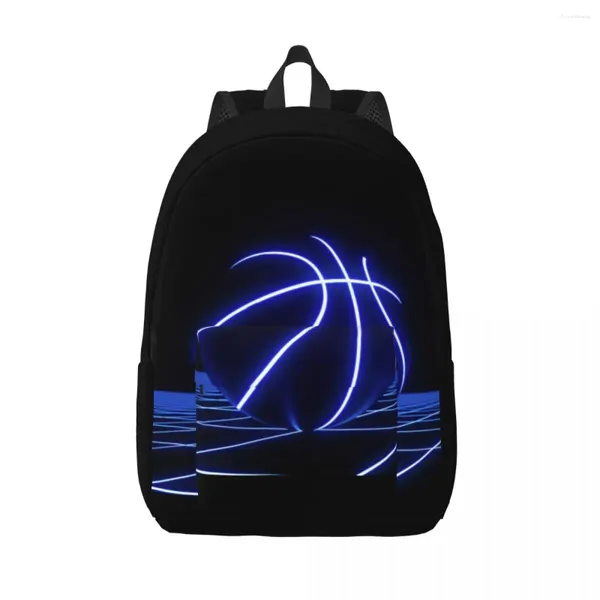 Zaino Cool Basket Stampa 3D Zaini stile outdoor in poliestere maschile Grandi borse per il tempo libero Zaino per la scuola superiore