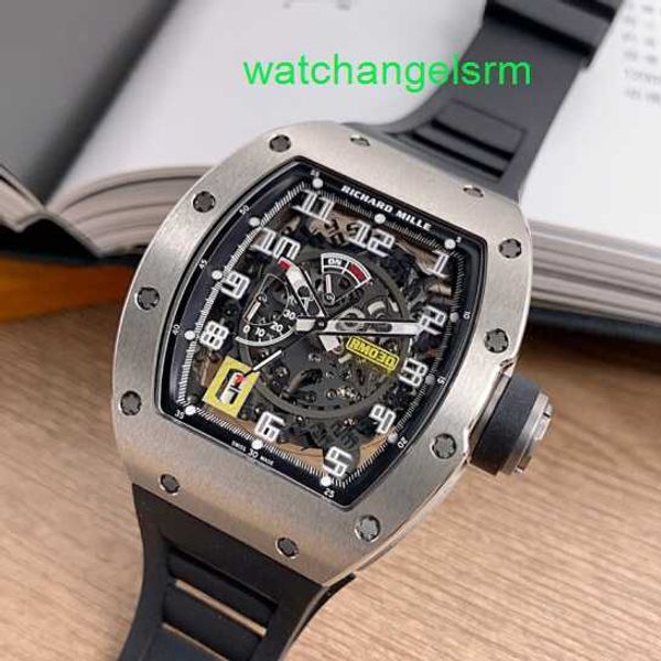 Relógio de pulso masculino relógio de pulso RM Rm030 Platinum Mens Moda Lazer Negócios Esportes Relógio Mecânico