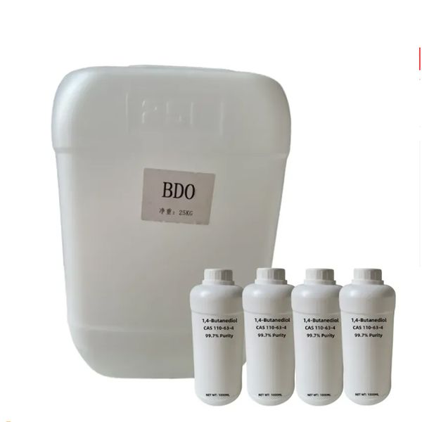 1000ml BDO Kimyasalları Hammaddeler Yüksek Saflık 99 1,4 BDO 1 4-Butendiol 1,4-Diol 110-63-4