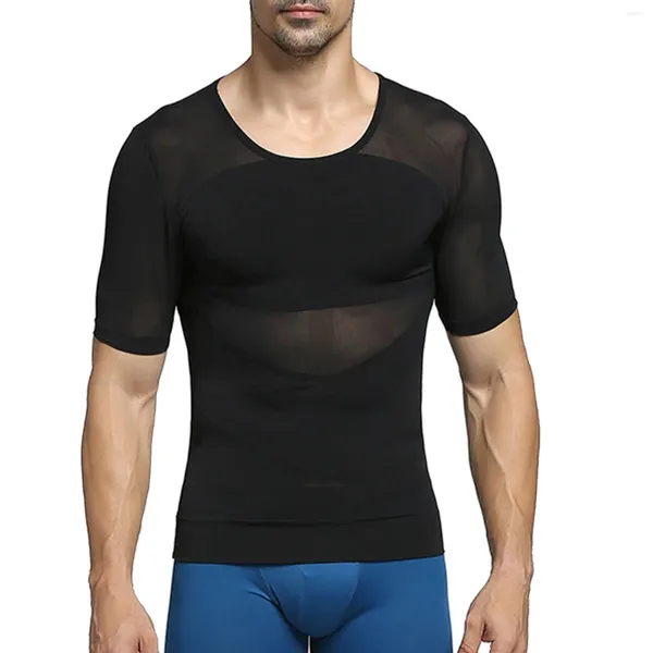 Shapers femininos masculino shapewear barriga conjunto cintura espartilho manga curta moldagem roupas