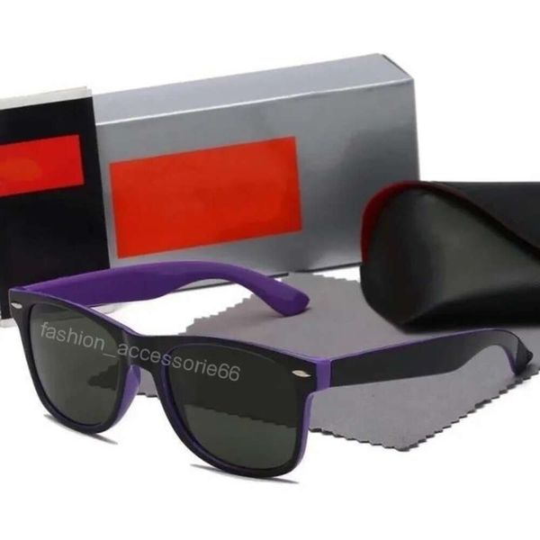 Herren Desinger Bans Wayfarer 54MM polarisierte Sonnenbrille polarisierte Damen Reyss Banss Rayss schwarze Gläser Sonnenbrille weiblich männlich Grün