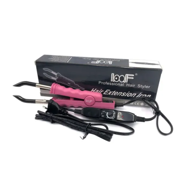 Conectores de extensão do cabelo ferro queratina ferramenta ligação fusão calor conector máquina temperatura fusão calor conector ferramentas extensão do cabelo