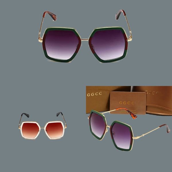Quadratische Designer-Sonnenbrille für Herren, klassischer Stil, Damen-Sonnenbrille, vergoldet, schwarzer Rahmen, UV-Schutz, Verfärbung, Brille, unverzichtbar, FA087 E4