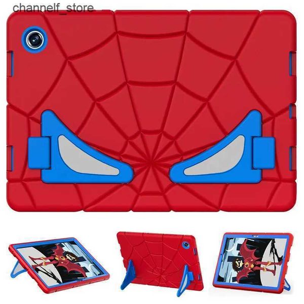 Tablet PC Hüllen Taschen für Samsung Galaxy Tab A8 10,5 Zoll 2022 2021 SM-X200 X205 Hülle Kids Safe Armor Stoßfest PC Silizium Hybrid Stand Tablet CoverY240321Y240321