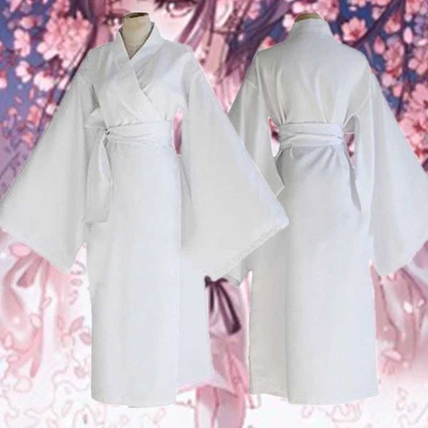 Cosplay Anime-Kostüme Tragen Sie einen langen Herren-Kimono und eine traditionelle japanische Halloween-Robe mit Pyjamas Nagajuban-Unterwäsche atmungsaktivC24321