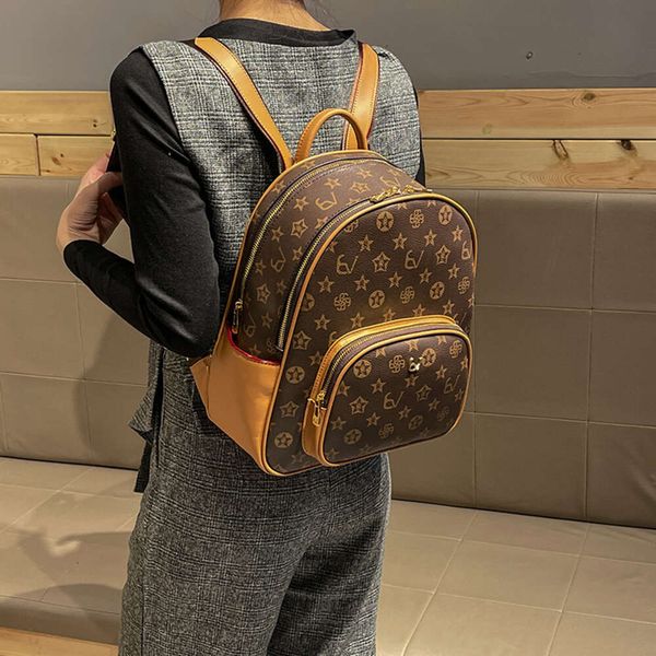 Rucksack Marke Heißer Verkauf frauen Taschen Weiche Leder Rucksack für Frauen Neue Tasche Vielseitig Große Kapazität Reise Vintage High-end-Textur