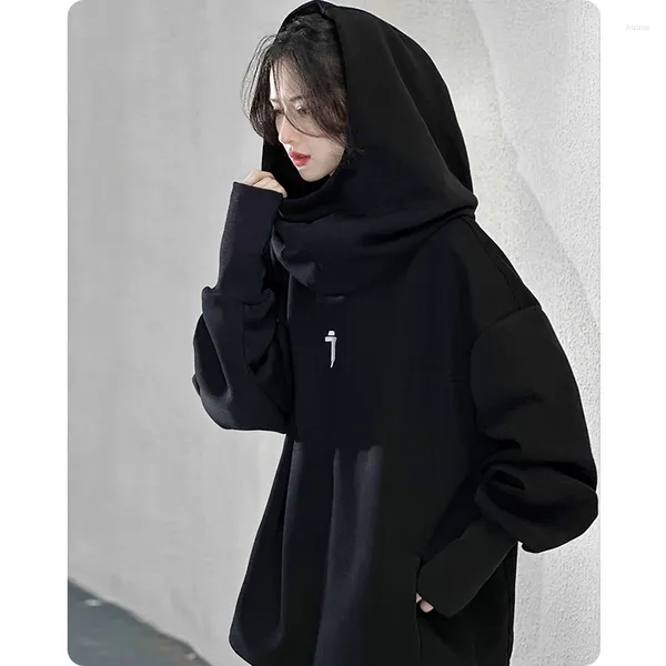 Herren Hoodies Unisex Rollkragen Sweatshirts Techwear Funktion Sweatshirt Hoodie Frühling HipHop Streetwear Pullover Harajuku Kleidung