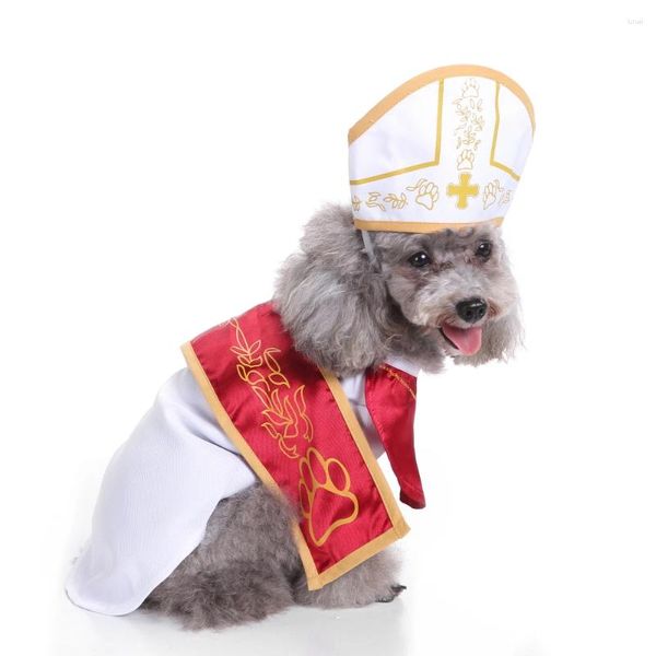 Trajes de gato Pet Natal Cosplay Roupas de Cão Santa Traje Do Bebê Inverno Filhote de Cachorro Casaco Terno Com Cap Roupas Quentes Para Cães Gatos