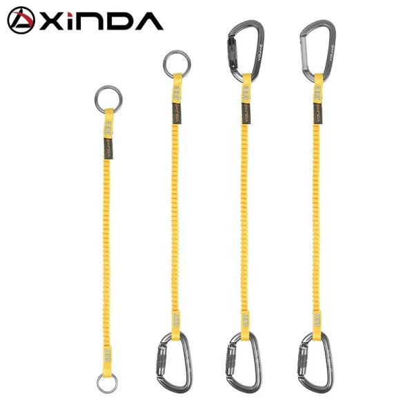 Аксессуары Xinda для скалолазания, веревка с защитой от потерь, эластичный слинг, инструмент для высотной работы, противоскользящая выдвижная веревка, подвесная веревка