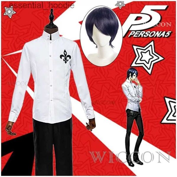 cosplay Costumi anime PR5 Set di caratteri 5 cos Yusuke Kitaga Anime Gioco di ruolo maschile La moda di alta qualità viene fornita con un set completo di top e pantaloniC24321