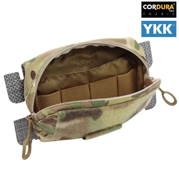 Taschen Taktische FCPC -Weste Molle Adapt Admin Panel Panel Beutel Expansion Beutel Kartenkart Beutel Jagd Weste Tellerträger EDC -Tasche