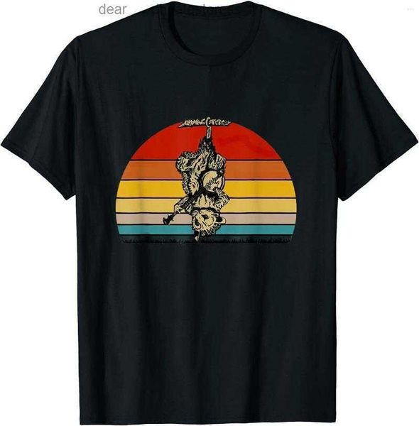 Herren T Shirts Retro Opossum Spielen Das Banjo Oansatz Baumwolle Hemd Männer Casual Kurzarm Tees Tops Harajuku Streetwear