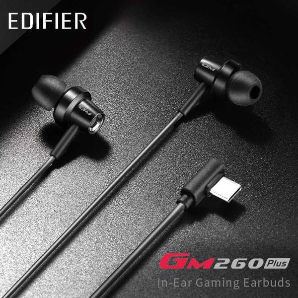 Наушники для мобильных телефонов Edifier GM260 Plus Игровые наушники Проводные наушники Type-C для iPhone Android Esports Наушники для потоковой передачи музыки и видео Q240321