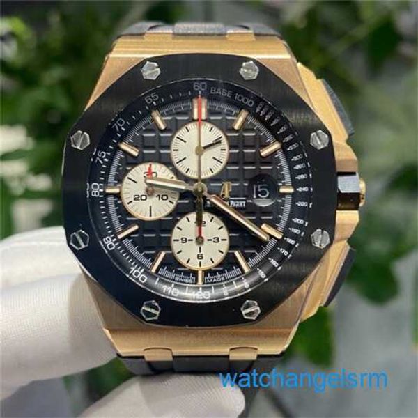 Famoso orologio da polso Emozionante orologio da polso AP Royal Oak Offshore Series Orologio da uomo Orologio di seconda mano Orologio di lusso in oro rosa 26401RO.OO.A002CA.01