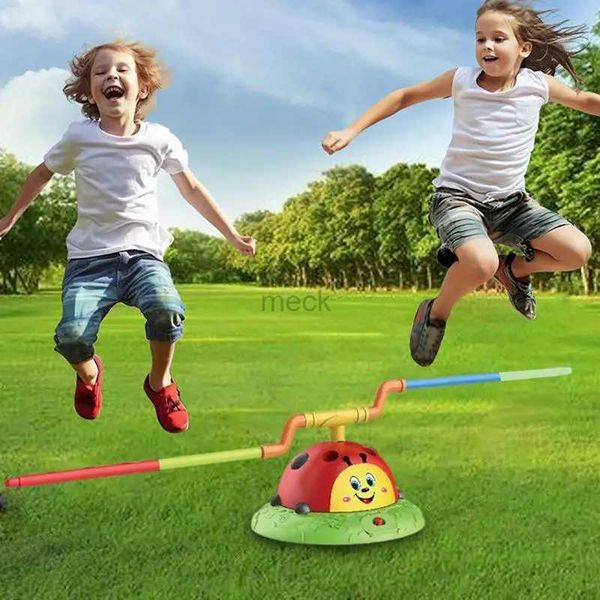 Sand Play Water Fun Jump And Toss Toy Music Jump Toss 3 em 1 Ladybug Máquina de exercício multifuncional Virola Jump Outdoor Educational Learning Toys 240321