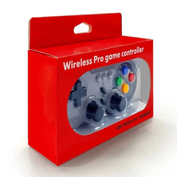 Controller di gioco Joystick Controller wireless per Nintendo Switch PC Vibrazione a doppio motore con funzione Turbo Joystick per gamepad per console di gioco
