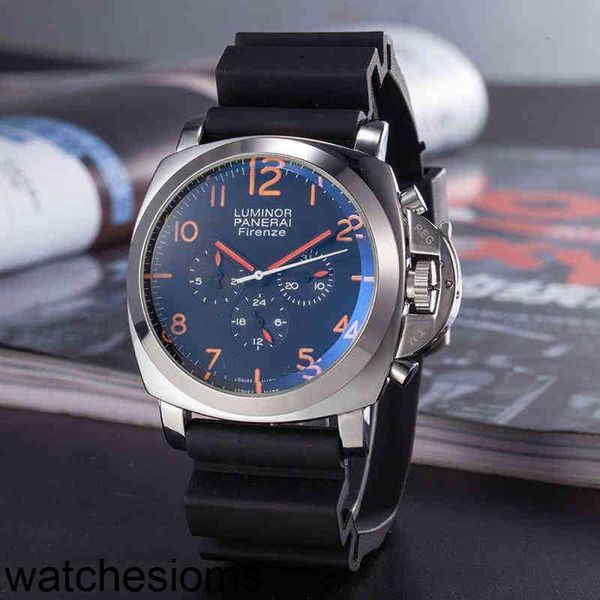 Fashion Men's Watches Panerass de luxo Original Dial Digital Movimento mecânico Strap Strap Business Wristwatches Style