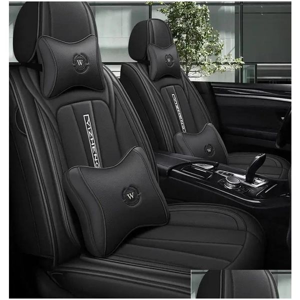 Coprisedili per auto Ers Pu Leather Er per E46 E90 E21 E30 E36 E91 E92 E93 F30 F31 F34 F35 Accessori Consegna di goccia Automobili Moto Otzx5