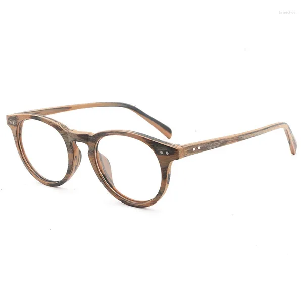 Occhiali da sole Cubojue Occhiali da lettura ovali Uomo Donna Acetato Occhiali da vista con venature del legno Telaio Uomo Anti riflesso blu 0 150 200 250 300