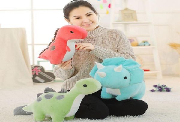 Bambola da parco giochi latteo 3050 cm Pelugini morbidi cartone animato bambole cuscino imbottite abbracciano Dino adorabile animale per bambini per bambini nascita cmwau