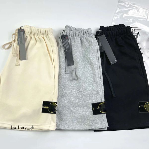 Shorts masculino cor sólida faixa calça casual casais joggers calças de rua alta para homem reflexivo curto feminino hip hop streetwear tamanho M-2xl.833