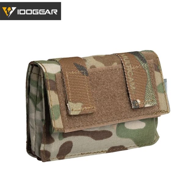 Bolsas IDOGEAR Tactical Fast Helmet Utility Pouch Removable Bolsa traseira Removável Bolsa de bateria de contrapeso NVG 3549