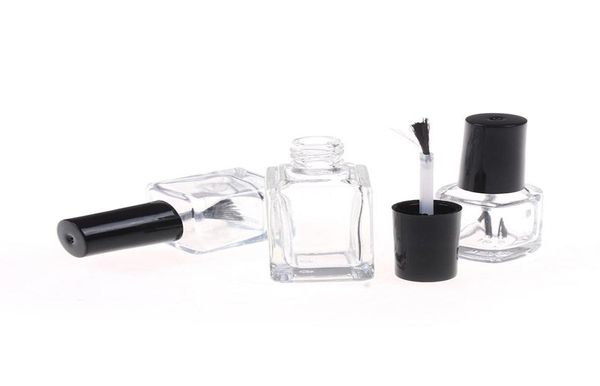 Garrafa vazia inteira do esmalte de 5ml para embalagens de cosméticos Garrafas de unhas Garrafa de vidro vazia com escova vazia garrafa de esmalte 9336220