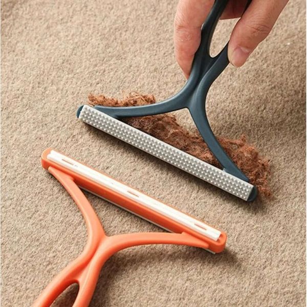 Двухсторонние силиконовые двойные щетки для удаления волос с домашними животными, инструмент для очистки свитера, бритва, скребок для одежды, ковров er