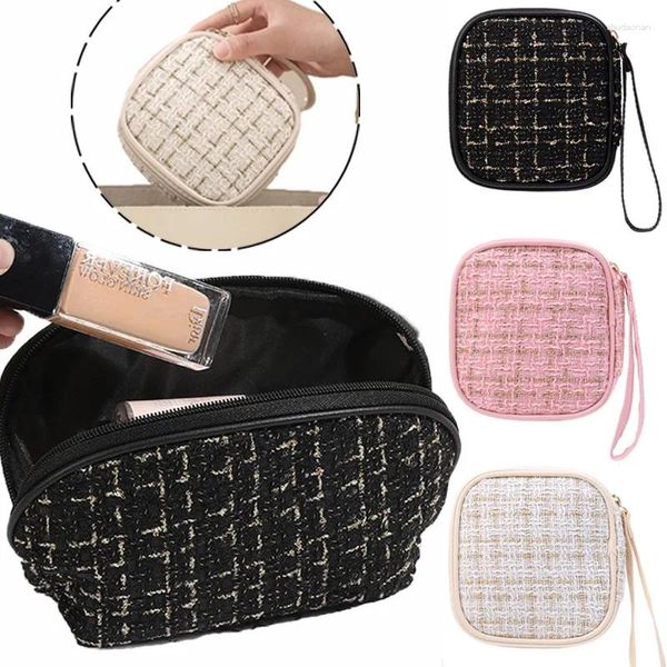 Borse per cosmetici Ragazza portatile Piccole donne Trucco Rossetti Salva custodia Leggera Borsa di stoccaggio per mini fragranze di lusso Anti-acqua Anti-sporco