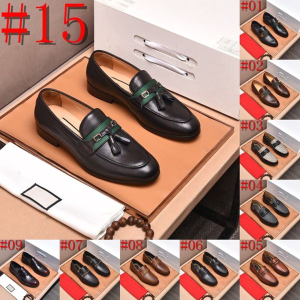 40Model Handmade Mens Oxford Sapatos Couro Genuíno Brogue Designer Dress Shoes Classic Business Formal Sapatos Sapatos de Couro Italiano Sapatos de Casamento