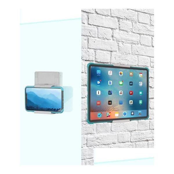 Supporti per tablet PC Tfy Supporto per tablet e smartphone Supporto a parete per cucina Bagno Camera da letto Sala lettura Altro Bianco3234793 Dro Otqhs