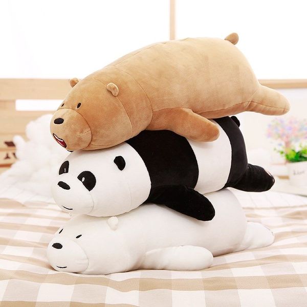 Via Lattea Parco giochi per bambole Cuscino Panda Bambini Peluche Giocattolo polare Tenendo Ragazza Compleanno Orso Vacanza Dormire Regalo di Natale Wualm