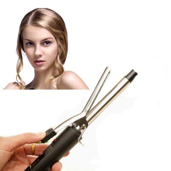 Ferros profissional portátil elétrico modelador de cabelo ferro de ondulação do cabelo pinças de ferro braçadeira rolo modelador cuidados ferramentas estilo cabelo encaracolado