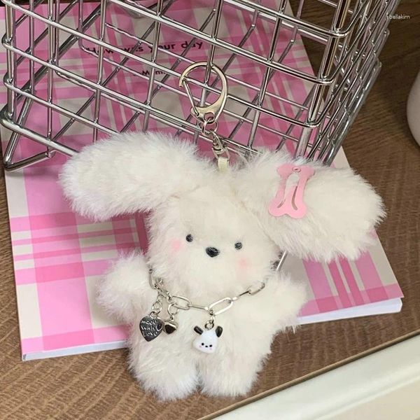 Portachiavi Simpatico peluche Pilota Bambola Portachiavi Anello Donna Portachiavi Borsa Ciondoli Giocattolo Auto Portachiavi Regalo per feste Regali gingillo per gli amici